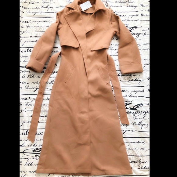 Mint Babe Jackets & Blazers - Long Camel Trench Coat❤️